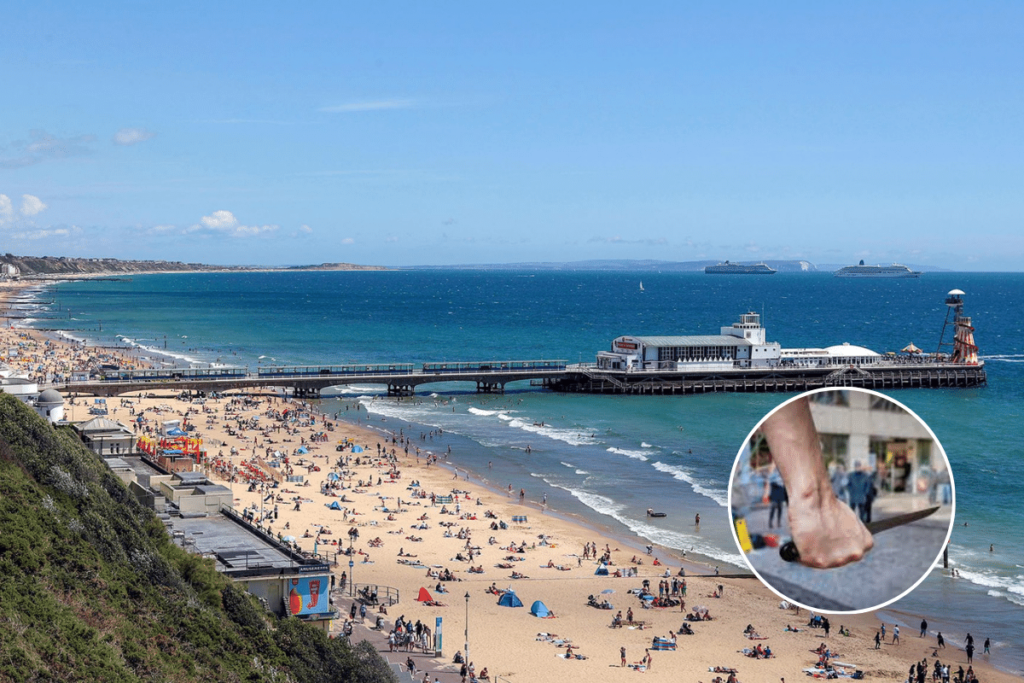 knife attacker killed a woman on a Bournemouth beach