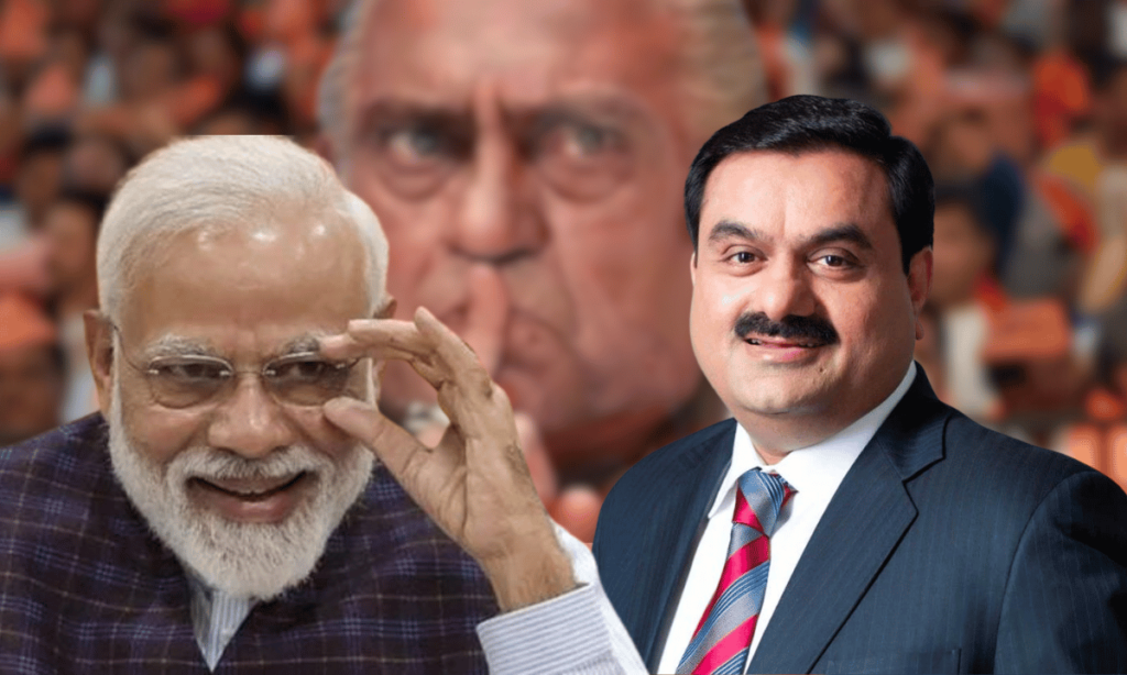 land dealings between local Bharatiya Janata Party (BJP) leaders and the Adani group.